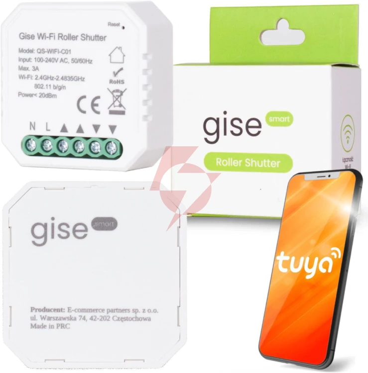 Gise smart sterownik roletowy wifi | tuya