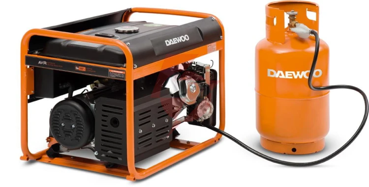 Agregat prądotwórczy dual fuel daewoo gda 7500dfe 6.5kw