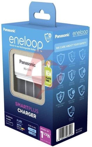 Ładowarka do akumulatorków ni-mh panasonic eneloop bq-cc55 eko