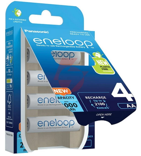 Akumulatorki aa / r6 panasonic eneloop 2000mah bk-3mcde/4be (blister 4 szt.)