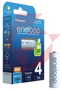 Akumulatorki aa / r6 panasonic eneloop 2000mah bk-3mcde/4be (blister 4 szt.)