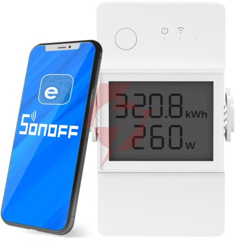 Sonoff pow elite | powr320d | przekaźnik wifi z funkcją pomiaru zużycia prądu i mocy