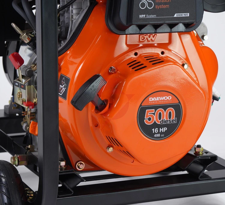 Agregat prądotwórczy diesel daewoo ddae 9000dxe-3 6.3kw