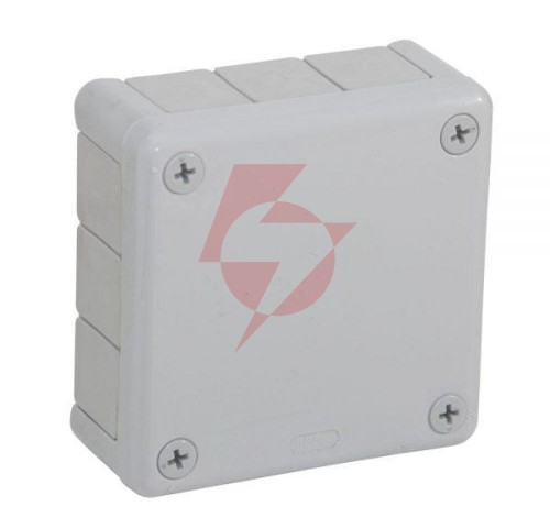 Puszka natynkowa pusta 12 wlotów viplast vp-41 szara ip55 98x98x42mm 041-03