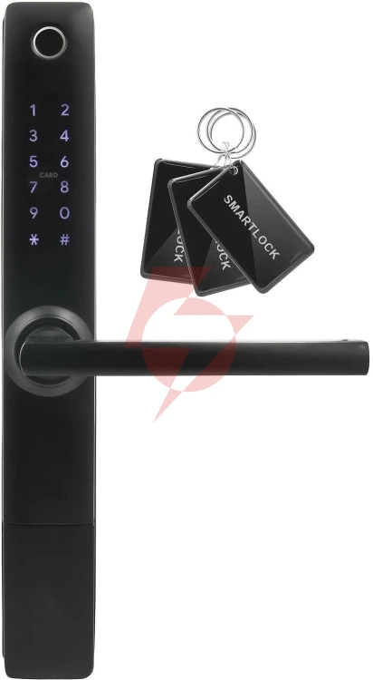 Klamka z kontrolerem dostępu eura elh-20h4 black
