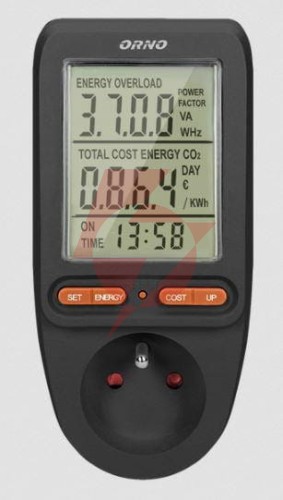 Watomierz, kalkulator energii orno or-wat-435/b