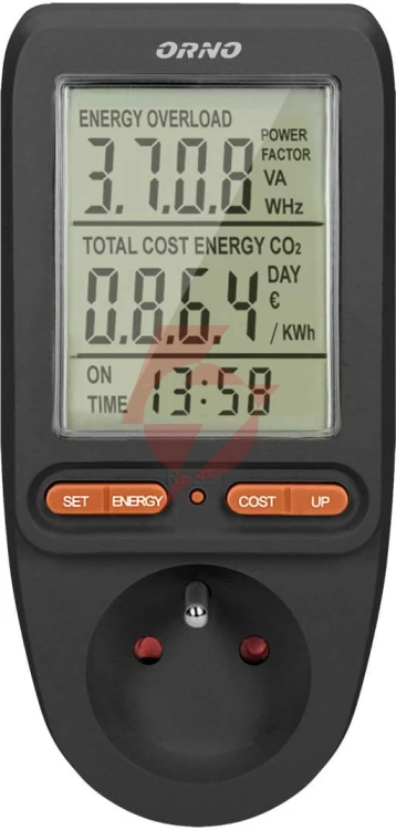 Watomierz, kalkulator energii orno or-wat-435/b