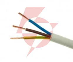 Przewód elektryczny giętki linka h05vv-f owy 3x2,5mm2 300/500v elektrokabel 1m