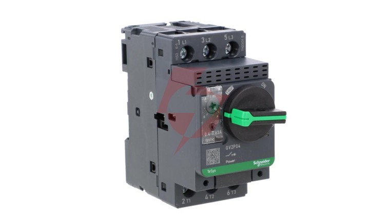TeSys Deca Wyłącznik silnikowy 3P 0,18kW 0,4-0,63A GV2P04