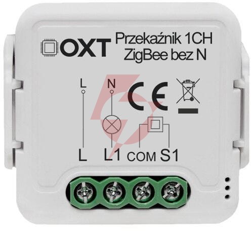 Moduł oxt mini przekaźnik 1 obw. bez n zigbee tuya t271