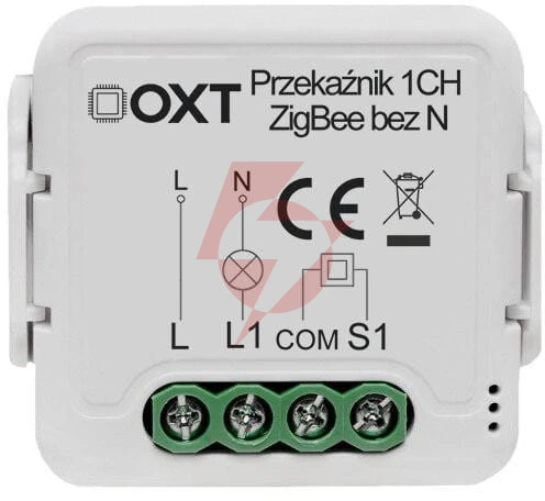 Moduł oxt mini przekaźnik 1 obw. bez n zigbee tuya t271