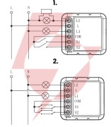 Moduł oxt mini przekaźnik 2 obw. bez n zigbee tuya t272