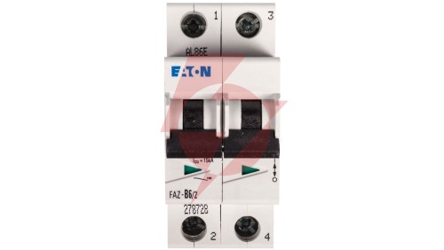 Wyłącznik nadprądowy 2P B 6A 15kA AC FAZ B6/2 278728