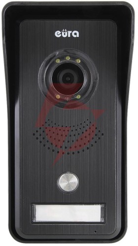 Wideodomofon eura vdp-42a3 gamma+ czarny monitor tuya 