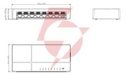 Switch dahua pfs3008-8gt-l-v2