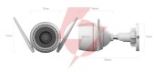 Kamera ip ezviz h3c 2k+ 4mp