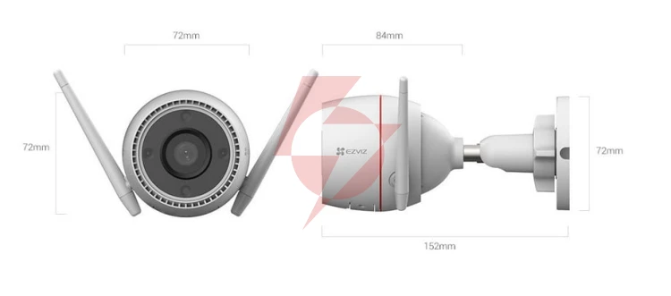 Kamera ip ezviz h3c 2k+ 4mp