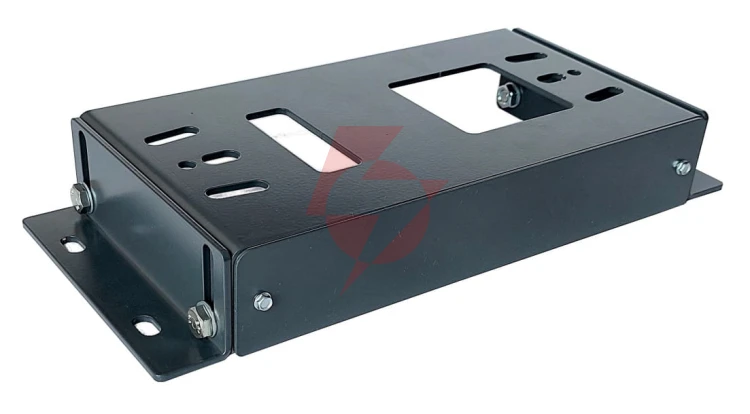 Podstawa montażowa 6,5-10,5cm ocynk ral7016 pod napędy nice, faac, genius, beninca, key, came, roger