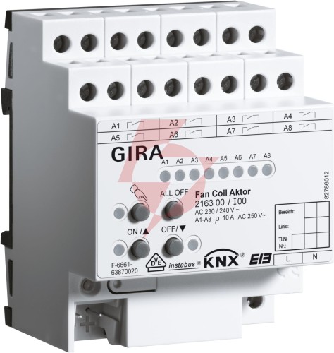 Gira aktor fan coil knx 216300
