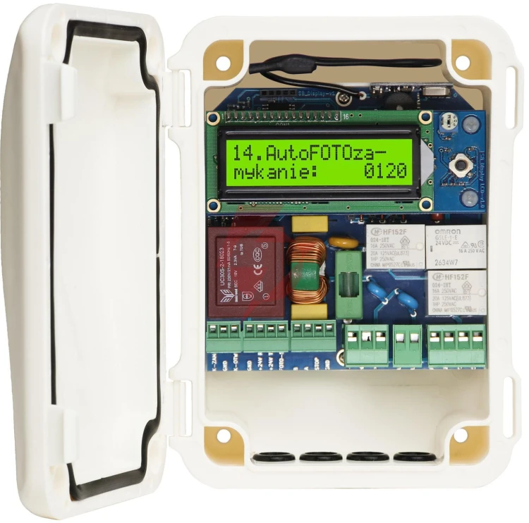 Centrala sterująca proxima sb display_p hcs (do bramy przesuwnej) - droga radiowa proxima 433.92mhz