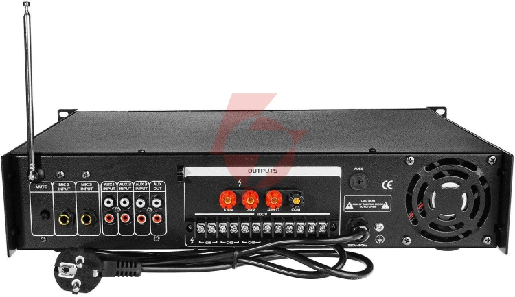 Wzmacniacz pa hqm2650bc radio fm/mp3/bt 650w