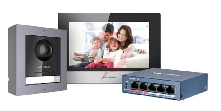Zestaw widedomofonowy ds-kis602(b) hikvision