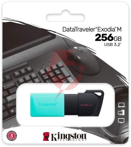 Pendrive kingston data traveler exodia m 256gb usb3.2 gen1