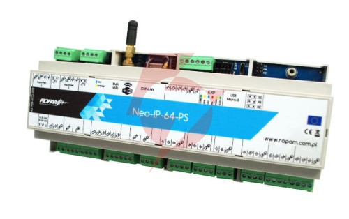 Ropam centrala alarmowa neo-ip-64-ps-d12m