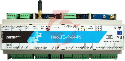 Ropam centrala alarmowa neolte-ip-64-ps-d12m