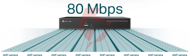 Rejestrator tp-link vigi nvr1008h