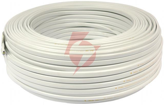 Przewód elektryczny drut płaski ydyp 3x1,5mm2 450/750v mercor 50m
