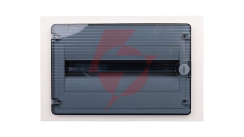 Rozdzielnica modułowa 1x18 podtynkowa IP40 Golf (drzwi transparentne) VF118TD