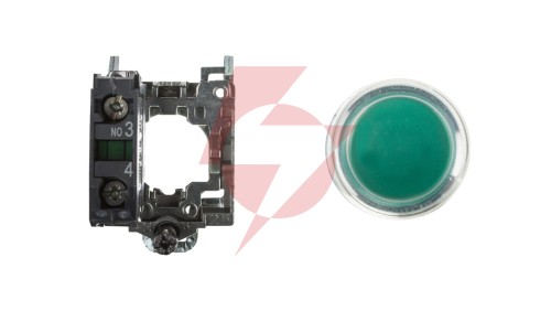 Przycisk sterowniczy 22mm zielony z samopowrotem 1Z XB4BP31