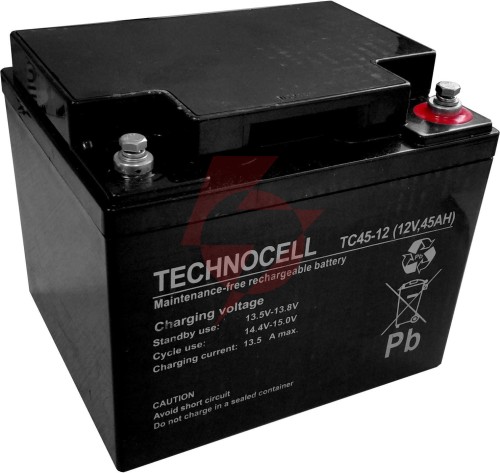 Akumulator agm technocell serii tc 12v 45ah
