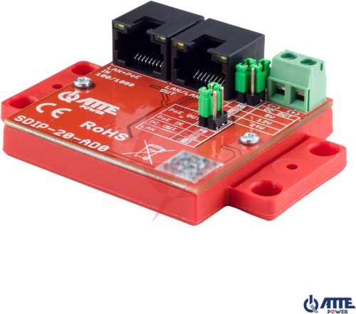 Adapter poe obniżający napięcie atte sdip-20-ad0