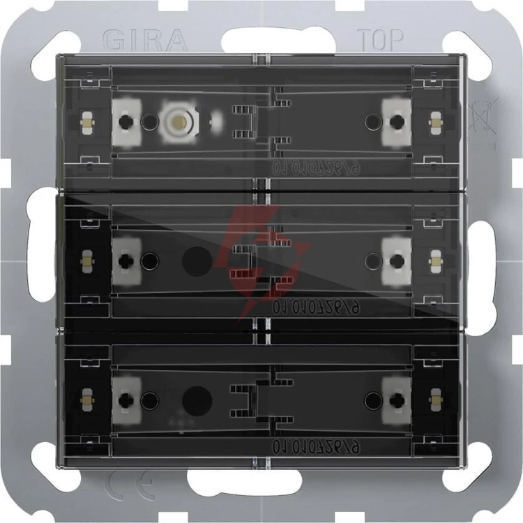 Gira czujnik przyciskowy 4 standard 2x knx system 55 501200