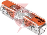 Szybkozłączka przelotowa uniwersalna linka/drut 2x 0,2-4mm2 wago 221-2411 (paczka 60szt.)
