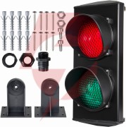 Semafor came pl0583 (2-komorowy: czerwone-zielone) 24v led (001pl0583)