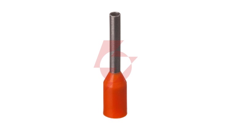 Końcówka tulejkowa izolowana TI 0,5mm2/8mm pomarańczowa cynowana TI0,5L8DE /100szt./