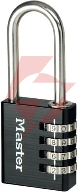 Kłódka z szyfrem długa master lock 7640eurdblklh