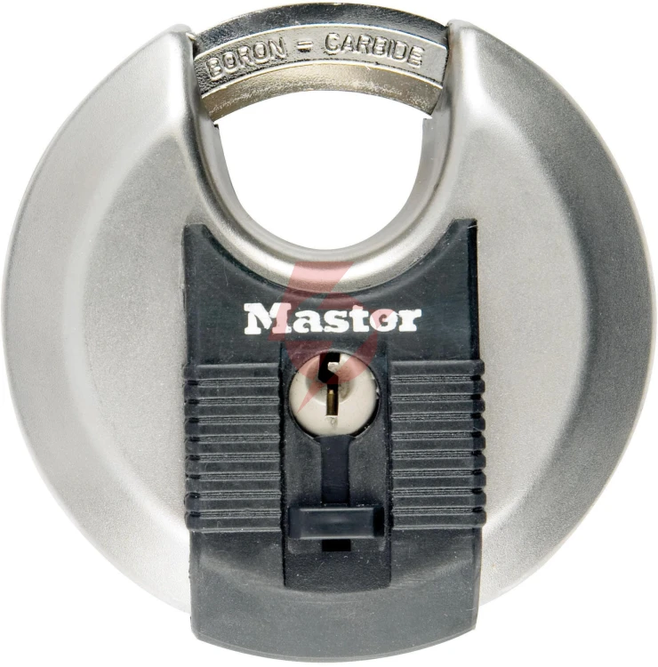 Kłódka tarczowa z kluczem master lock m40eurdcc