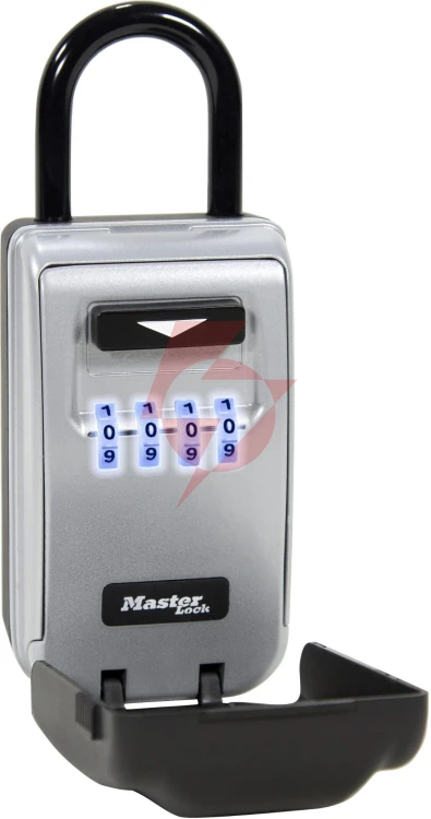 Skrytka na klucze z możliwością zawieszenia i szyfrem podświetlona master lock 5424eurd