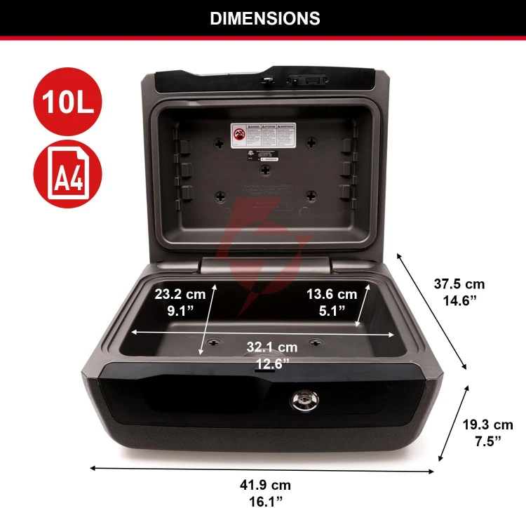 Kasetka na dokumenty ognioodporna i wododporna master lock lcfw30100