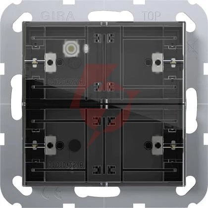 Gira czujnik przyciskowy 4 komfort 2x knx system 55 504200