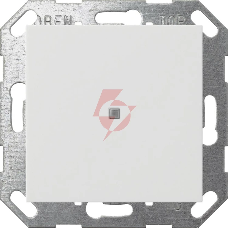 Gira czujnik przyciskowy 1x knx/one system 55 czysta biel mat 517127