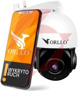 Kamera ip orllo z18 obrotowa zewnętrzna sim 4mp
