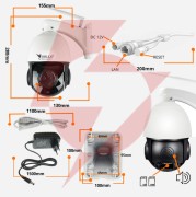 Kamera ip orllo z18 obrotowa zewnętrzna sim 4mp