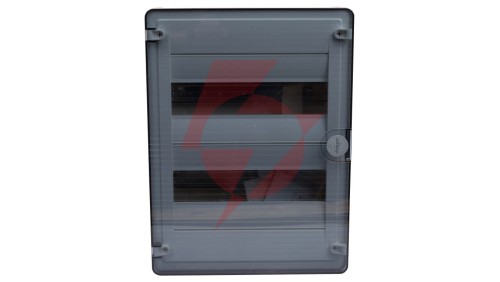 Rozdzielnica modułowa 2x12 natynkowa IP40 Golf (drzwi transparentne) VS212TD