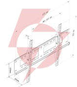 Uchwyt tv ścienny led/lcd art 37-100