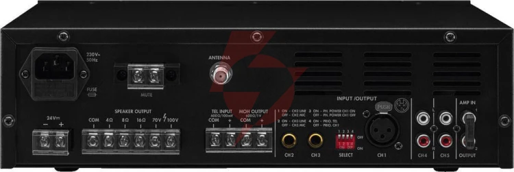 Cyfrowy wzmacniacz miksujący pa-812dap monacor
